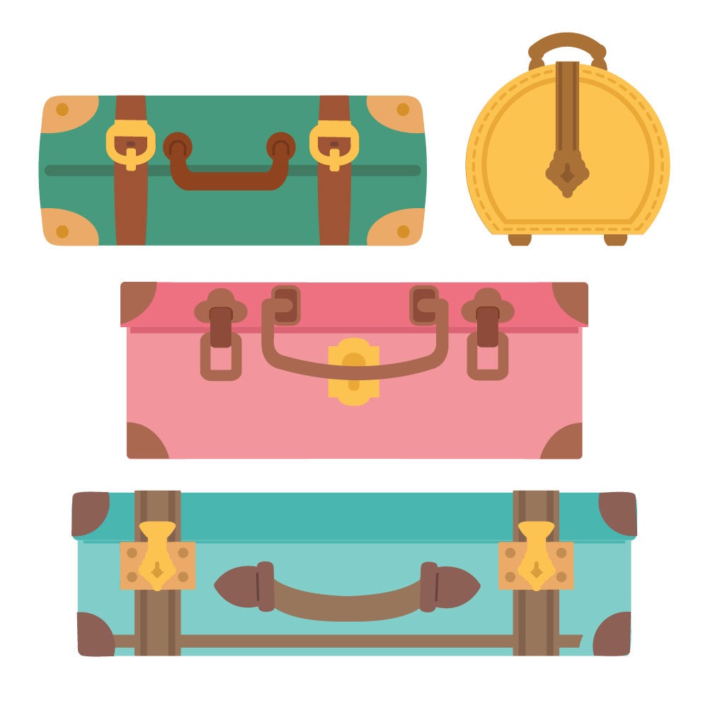 Lovely Layers: Small Suitcases Honey Cut