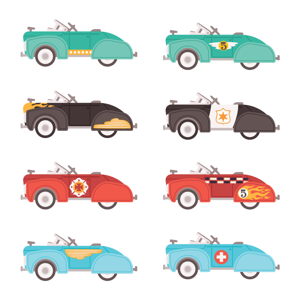 Pedal Car Stencil