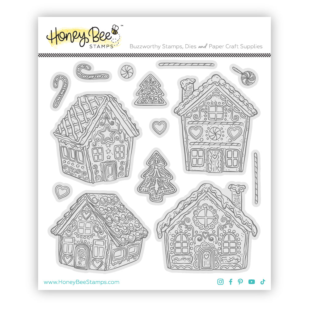 Peppermint Village Stamp Set