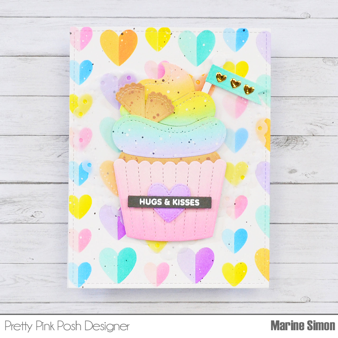 Half Hearts Stencils