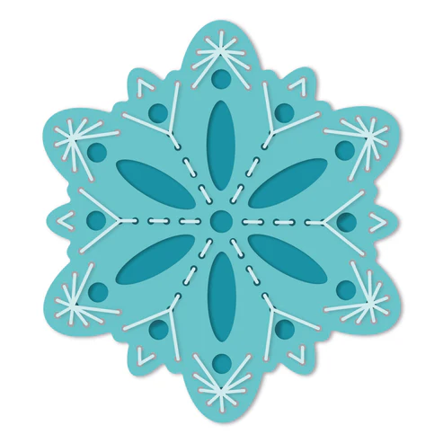 In Stitches: Snowflake Honey Cuts