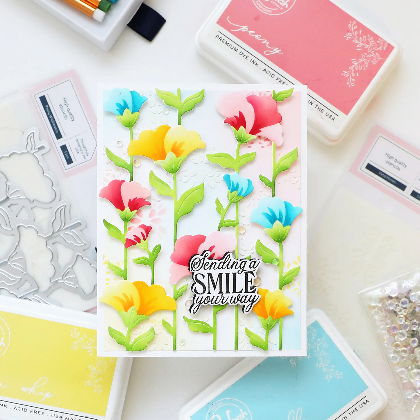 Rising Wildflowers Stencils