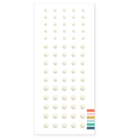 Enamel Dots: Ivory