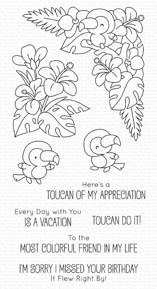 Tropical Toucans Stamp Set