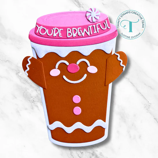 Cup Character - Gingerbread Add-On Dies