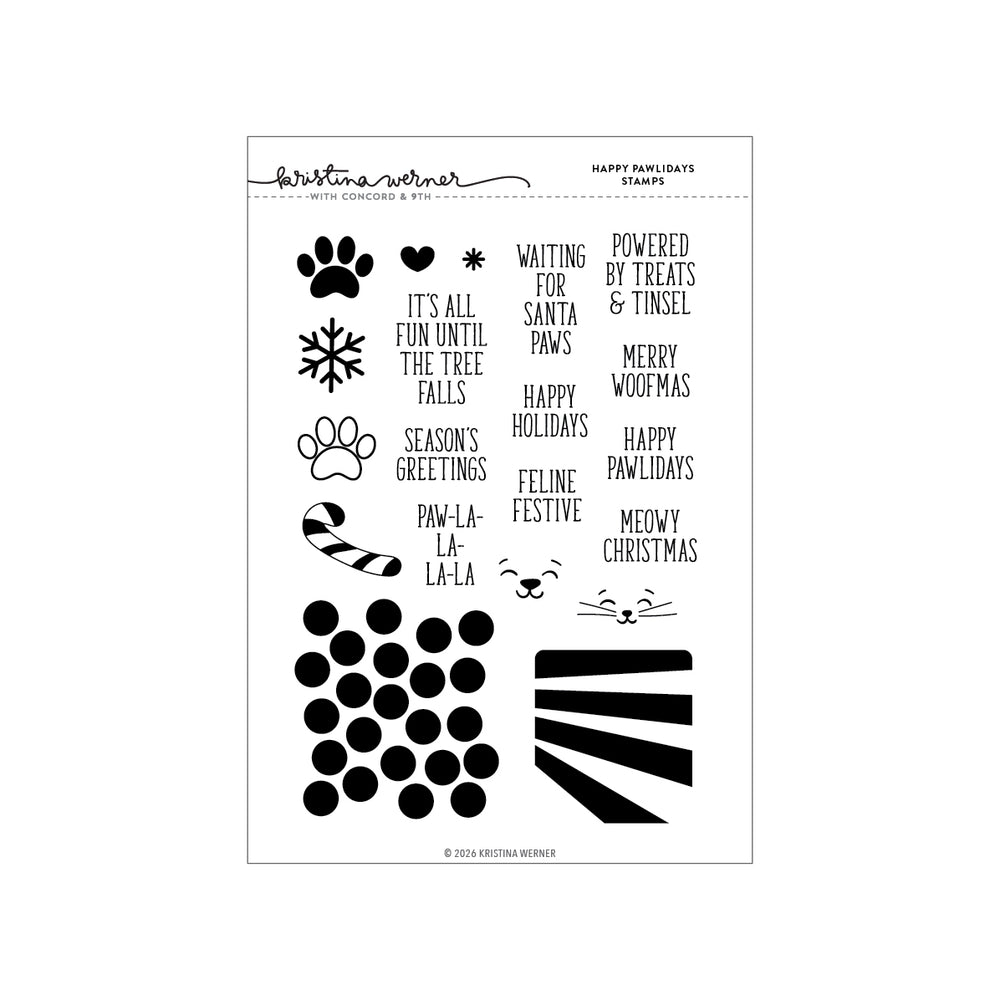 Happy Pawlidays Stamp Set