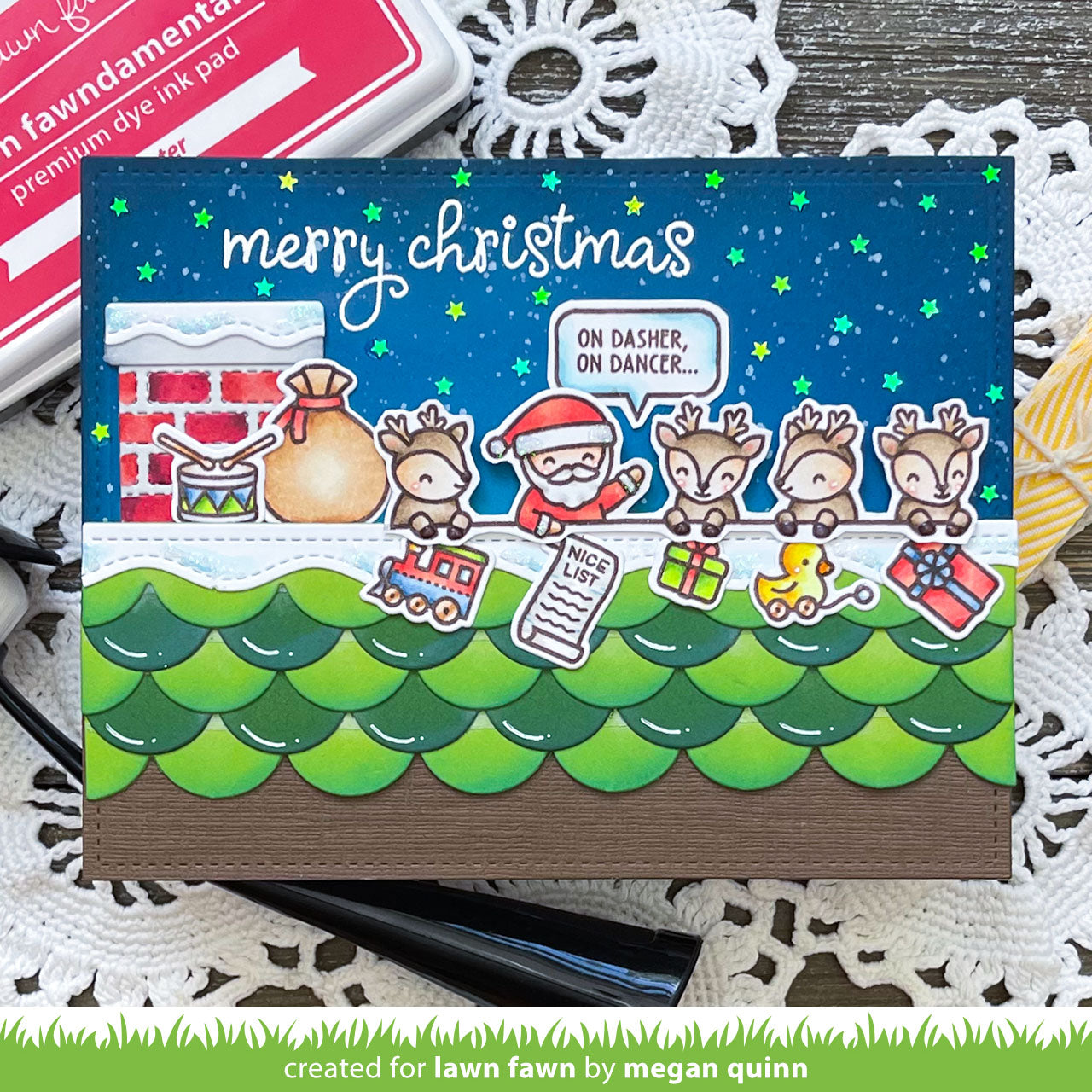 Simply Celebrate Santa Lawn Cuts
