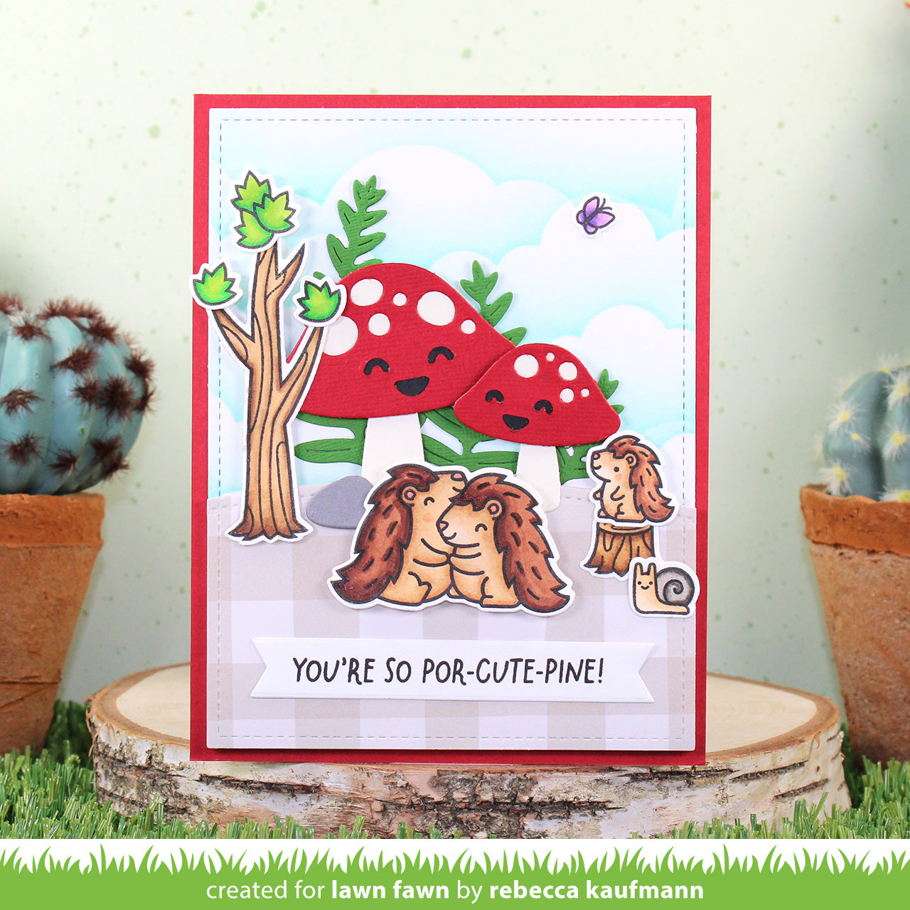 Happy Mushrooms Lawn Cuts