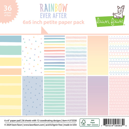 Rainbow Ever After 6x6 Petite Paper Pack