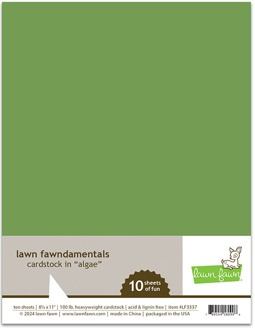 8.5 x 11 Cardstock - Algea