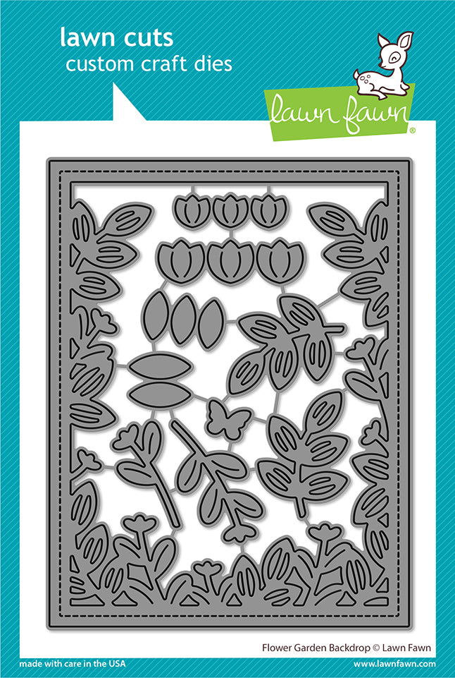 Flower Garden Backdrop Lawn Cuts