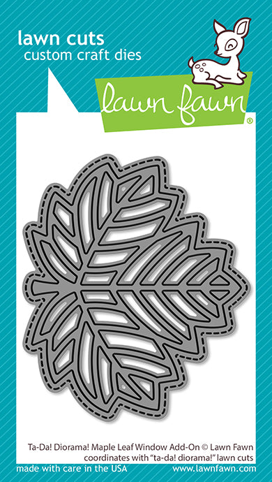 Ta-Da! Diorama! Maple Leaf Window Add-On Lawn Cuts
