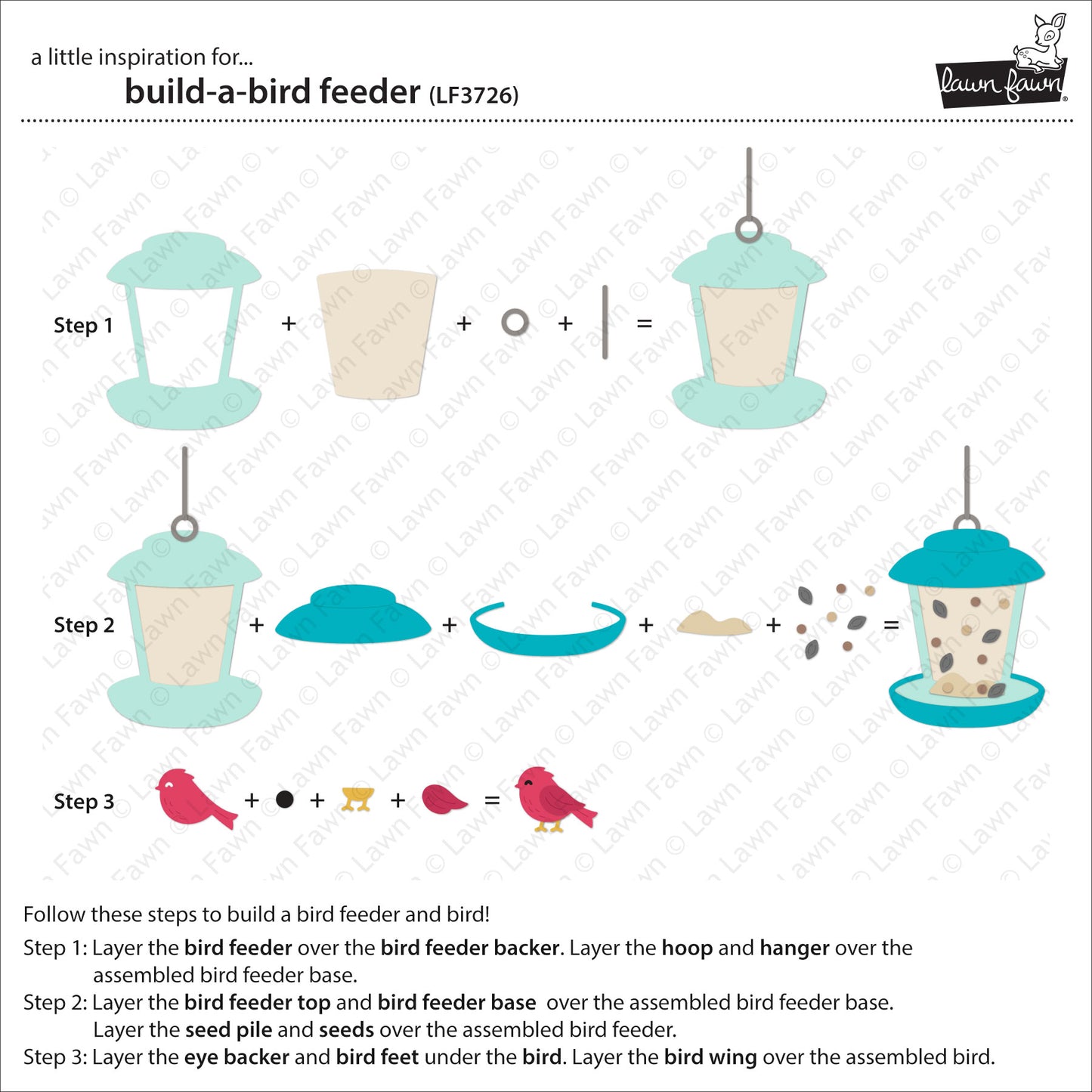 Build-A-Bird Feeder Lawn Cuts
