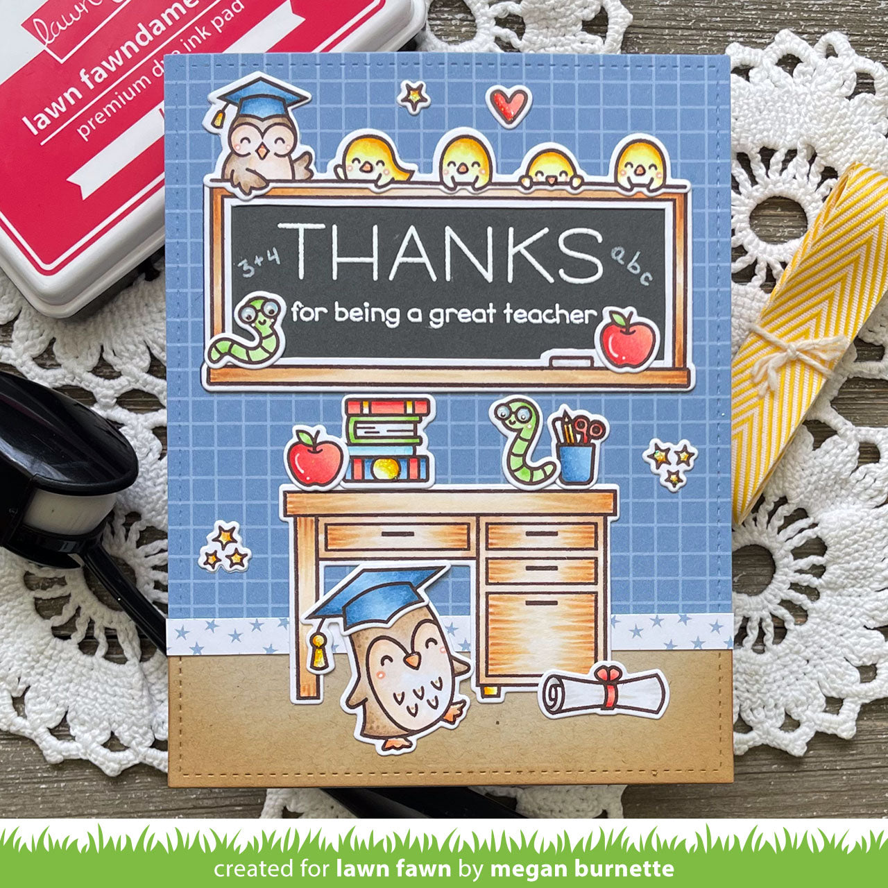 Simply Celebrate Teachers Coloring Stencil