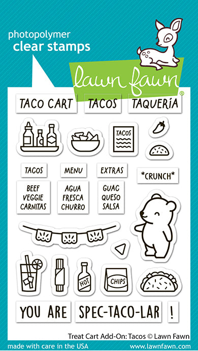 Treat Cart Add-On: Tacos Stamp Set