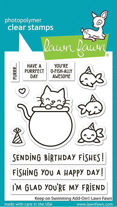 Keep On Swimming Add-On Stamp Set