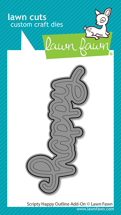 Scripty Happy Outline Add-On Lawn Cuts