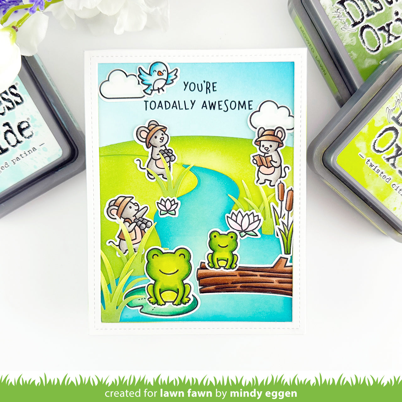 Riverside Backdrop: Portrait Lawn Cuts