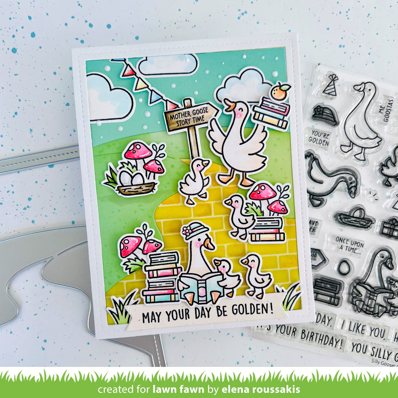 Silly Goose! Sentiment Add-On Stamp Set
