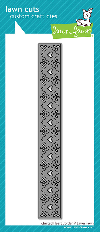 Quilted Heart Border Lawn Cuts