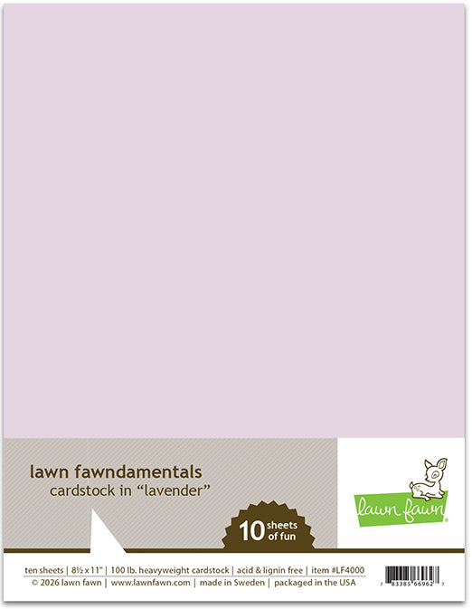 8.5x11 Cardstock - Lavender