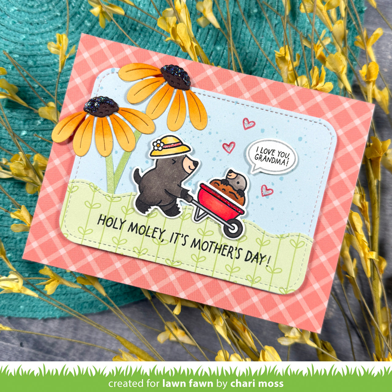 All The Garden Hats Stamp Set