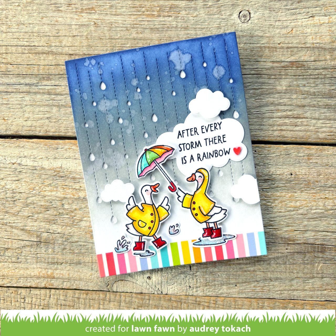 Rainbow Sentiments Stamp Set