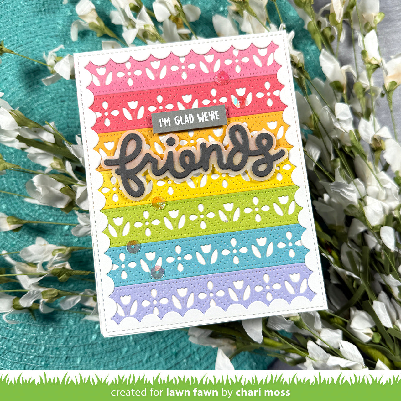 Folksy Tulip Border Lawn Cuts