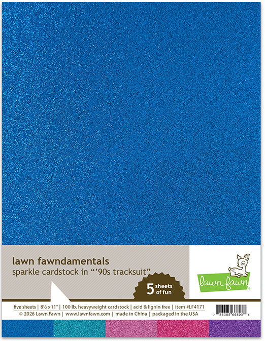 8.5 x 11 Sparkle Cardstock - '90S Tracksuit