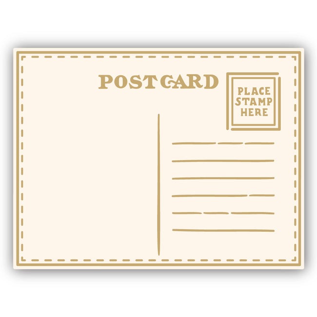 Mini Postcard Honey Cuts