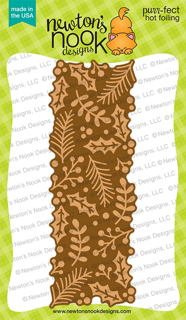 Holiday Foliage Hot Foil Plate
