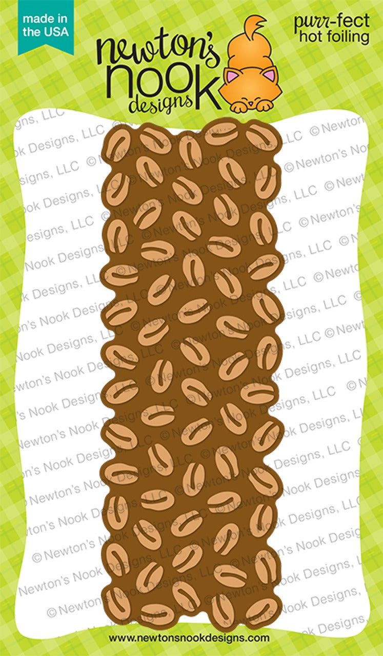 Coffee Beans Hot Foil Plate