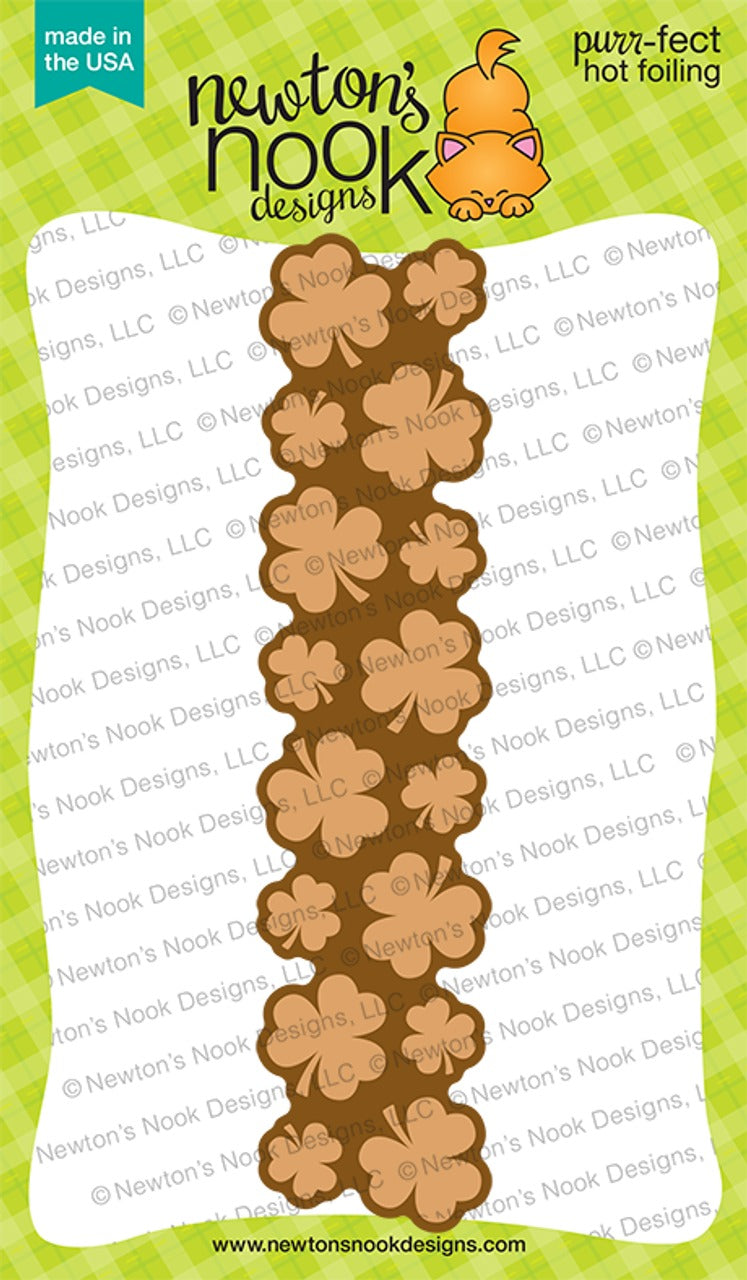 Shamrocks Hot Foil Plate