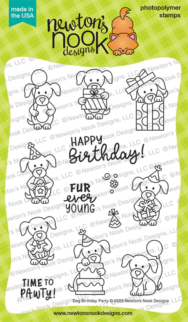 Dog Birthday Party Stamp Set
