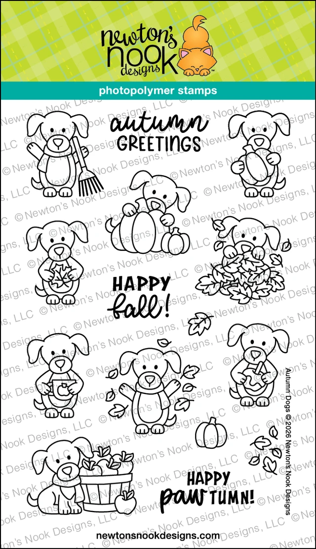 Autumn Dogs Stamp Set