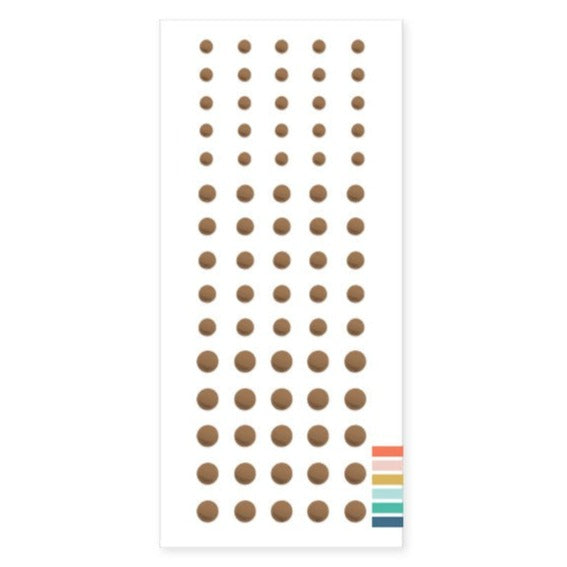 Enamel Dots: Nutmeg