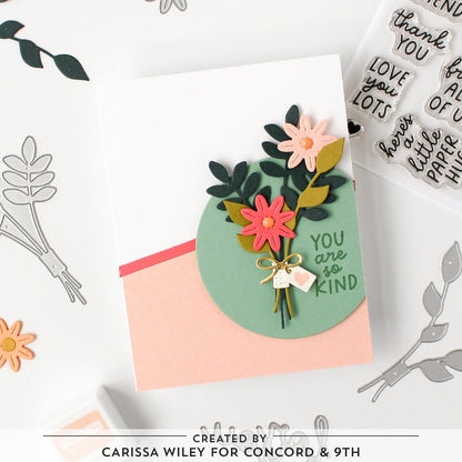 Paper Bouquet Stamp Set