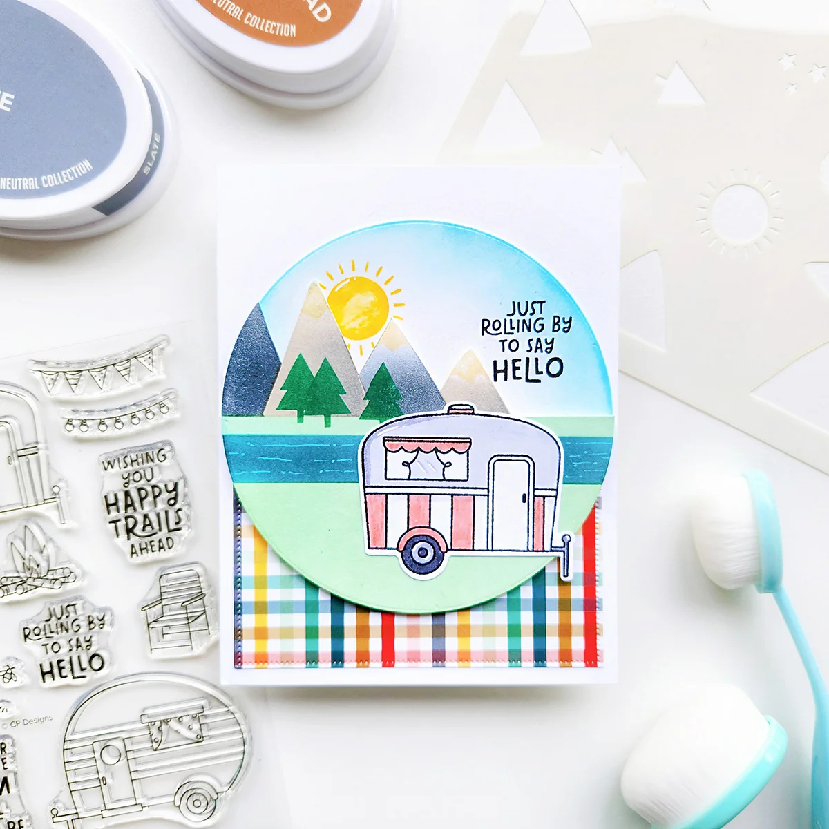 Peak View Stencil