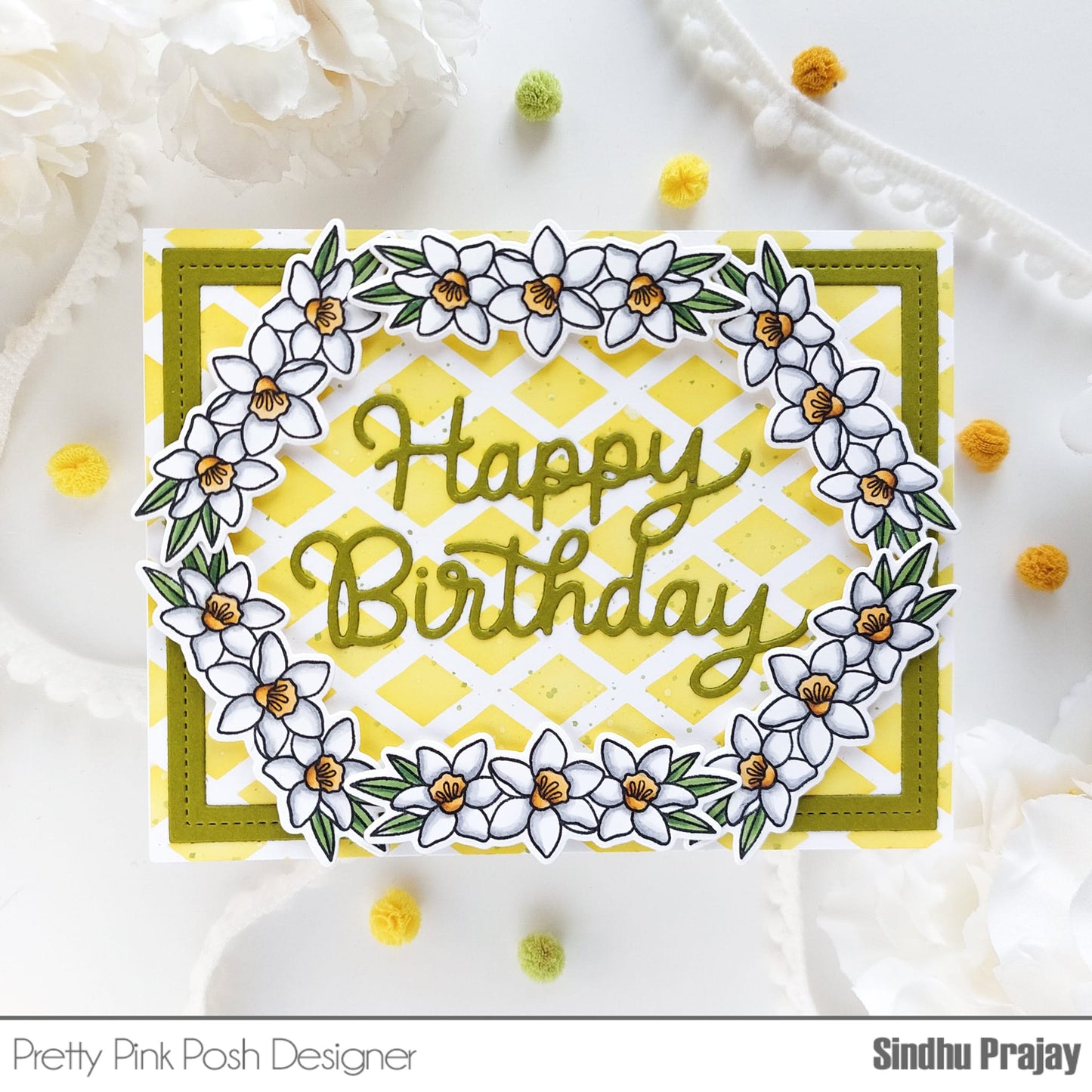 Potted Daffodils Stamp Set