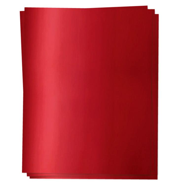 Red 8.5 x 11 Foil Paper