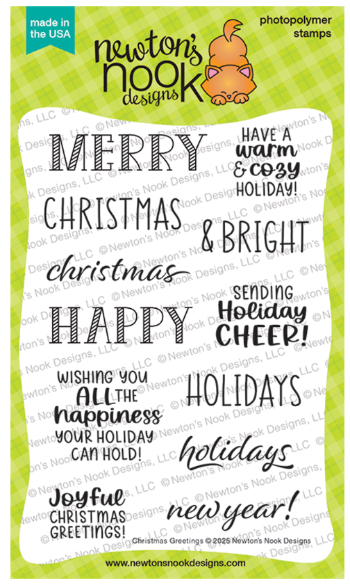 Christmas Greetings Stamp Set