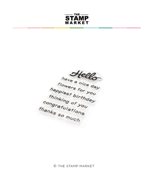 Hello & More Stamp