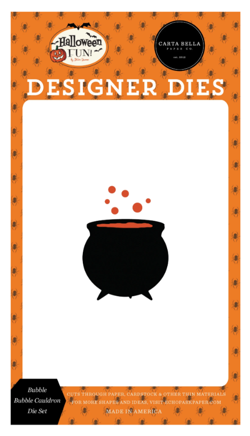 Halloween Fun Bubble Bubble Cauldron Dies