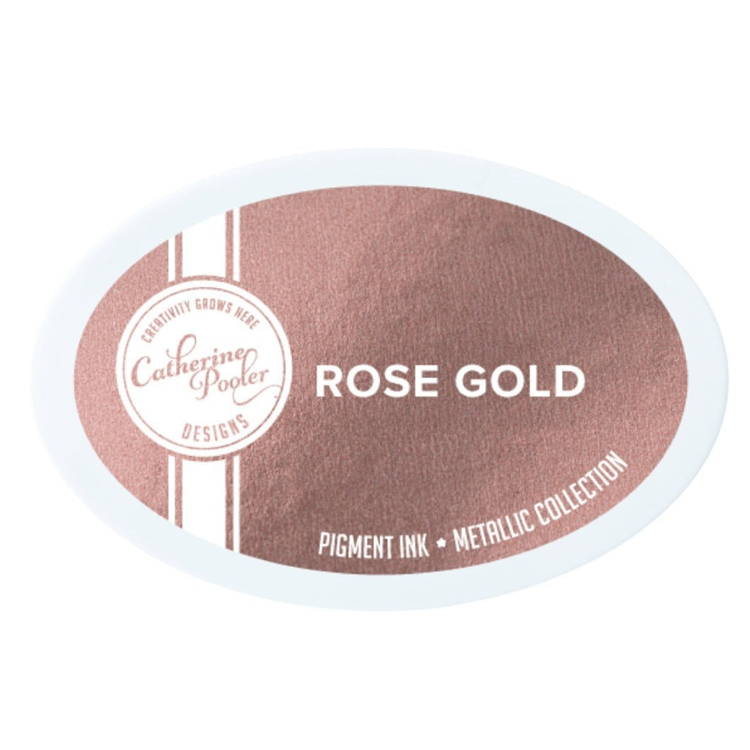 Rose Gold Metallic Pigment Ink Pad
