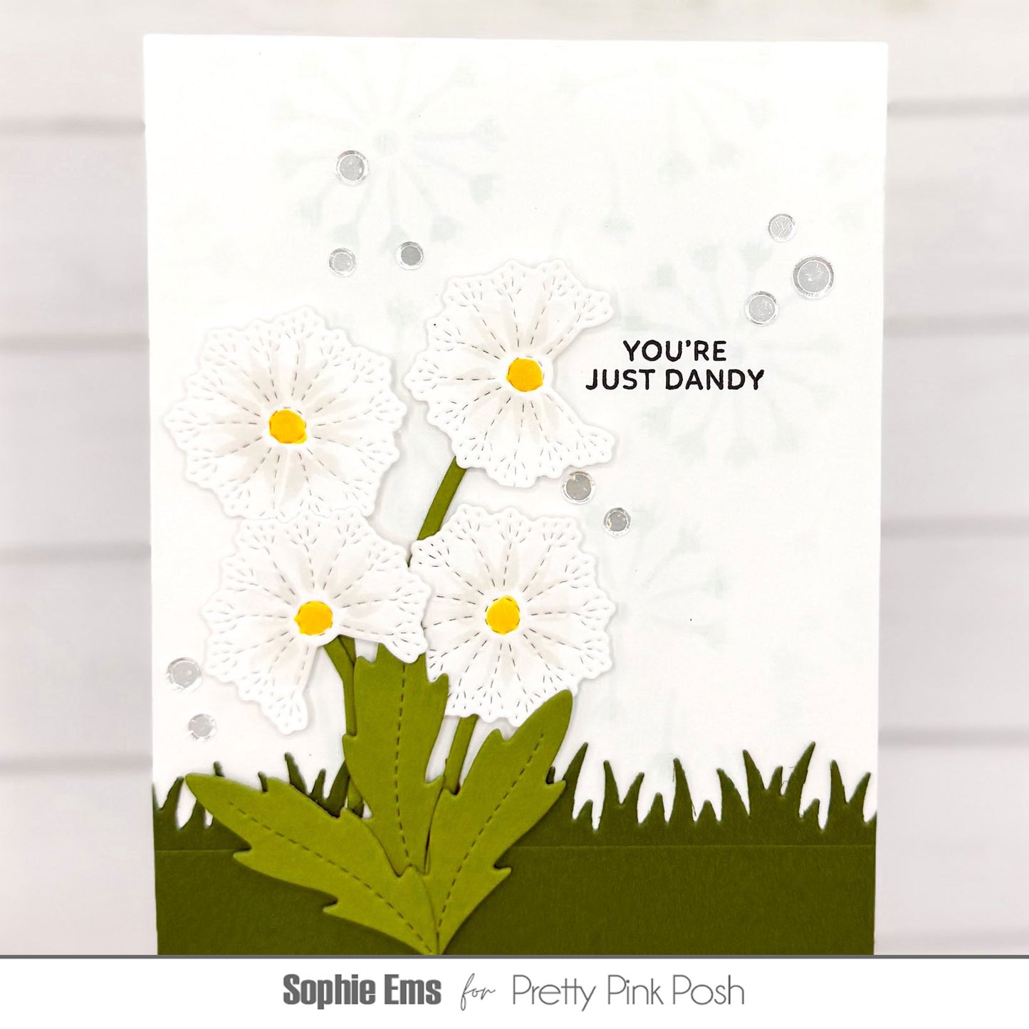 Stitched Dandelions Dies