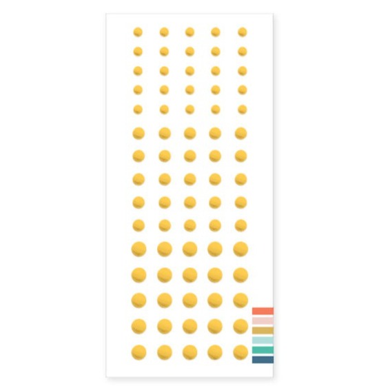 Enamel Dots: Sunflower