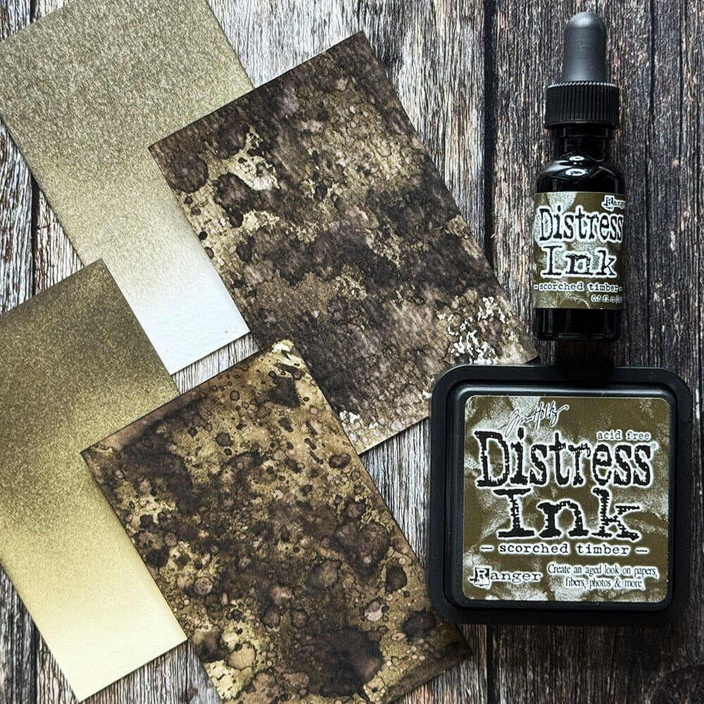 Distress Ink Re-Inker Scorched Timber