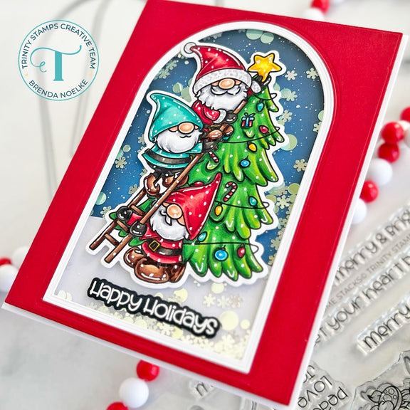 Holiday Gnome Stacks Stamp Set