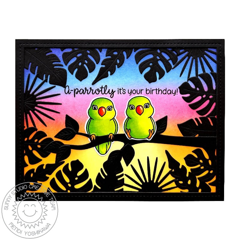 Tropical Birds Stamp Set