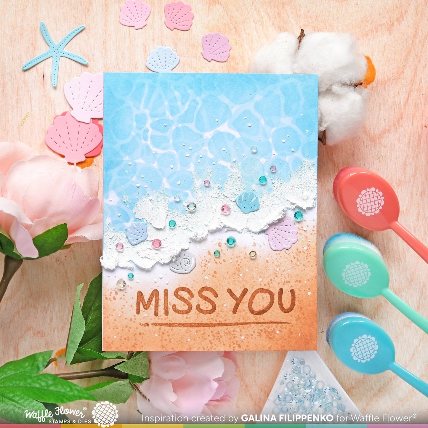 Beach Days Greetings Stamp Set
